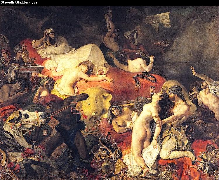 Eugene Delacroix La Mort de Sardanapale